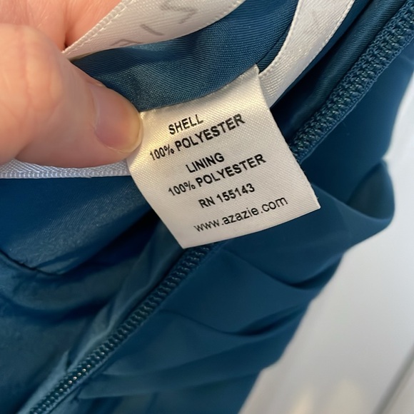 Azazie Julianna in Ink Blue - Picture 9 of 11